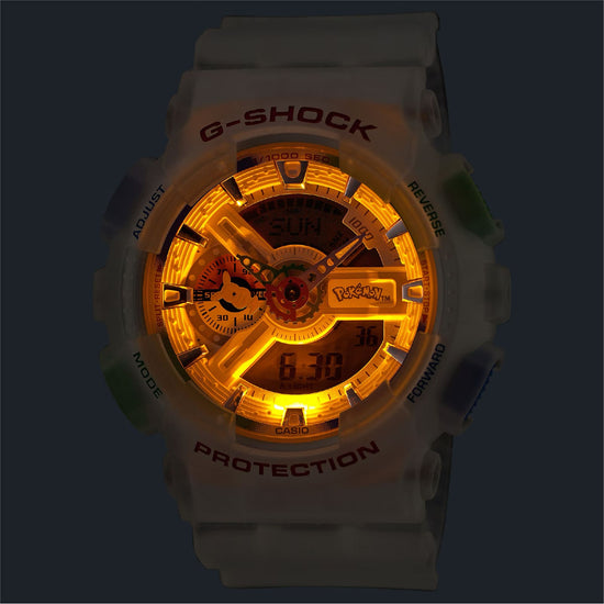 Orologio Casio G-Shock edizione limitata Pokemon in resina MISURA UNICA