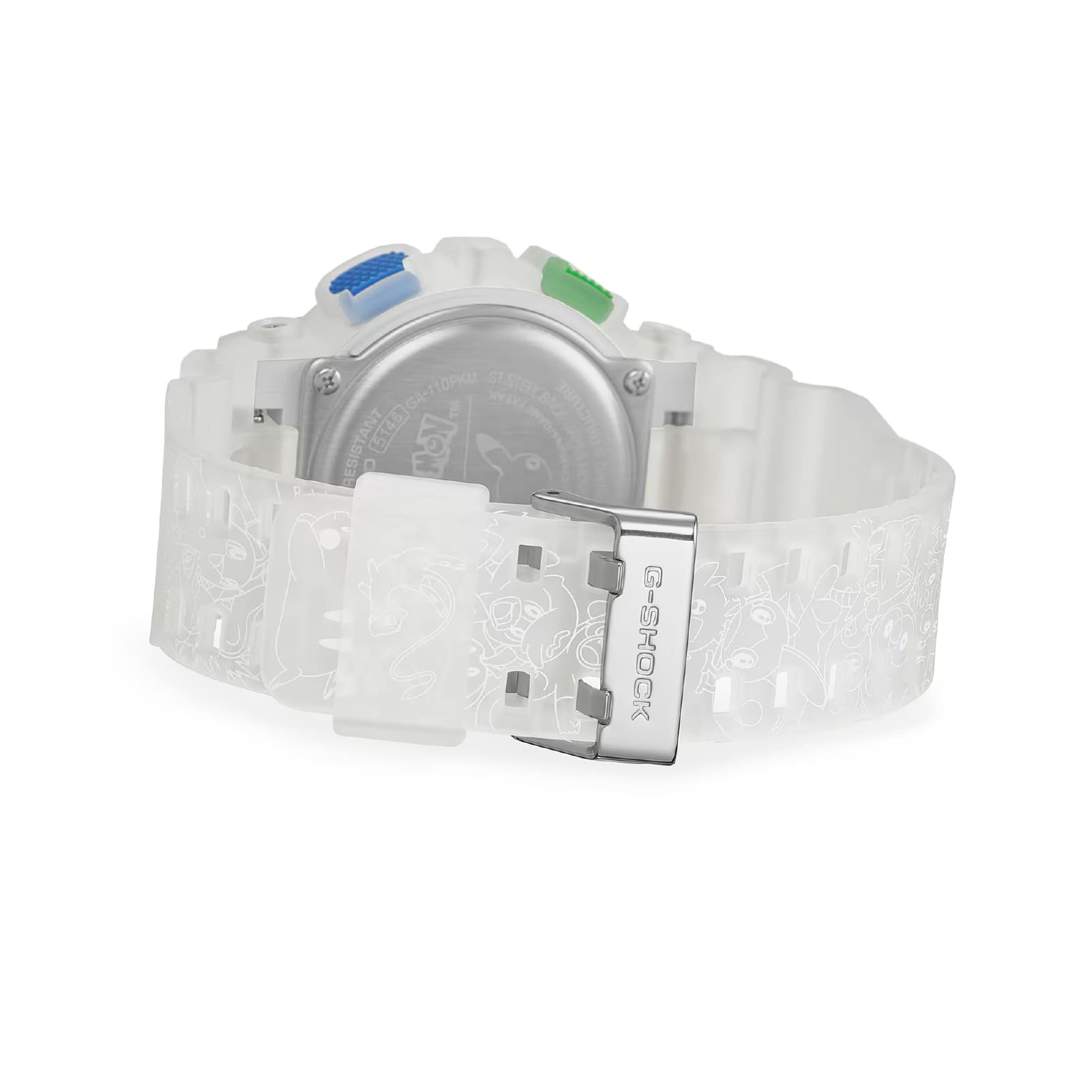 Orologio Casio G-Shock edizione limitata Pokemon in resina MISURA UNICA
