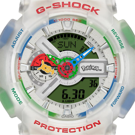 Orologio Casio G-Shock edizione limitata Pokemon in resina MISURA UNICA