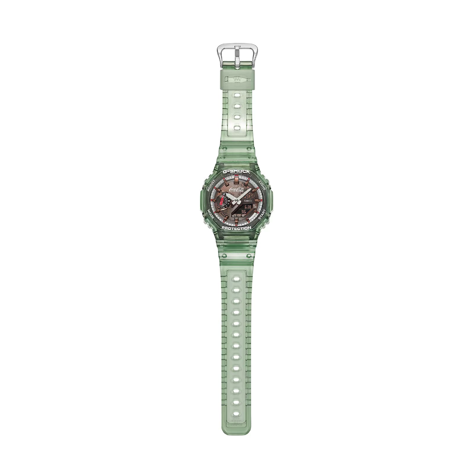 Orologio Casio G-Shock con cinturino in tessuto verde oliva MISURA UNICA