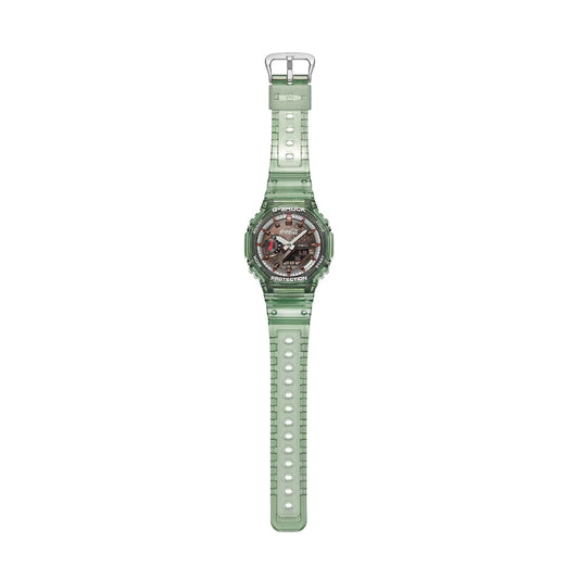 Orologio Casio G-Shock con cinturino in tessuto verde oliva MISURA UNICA