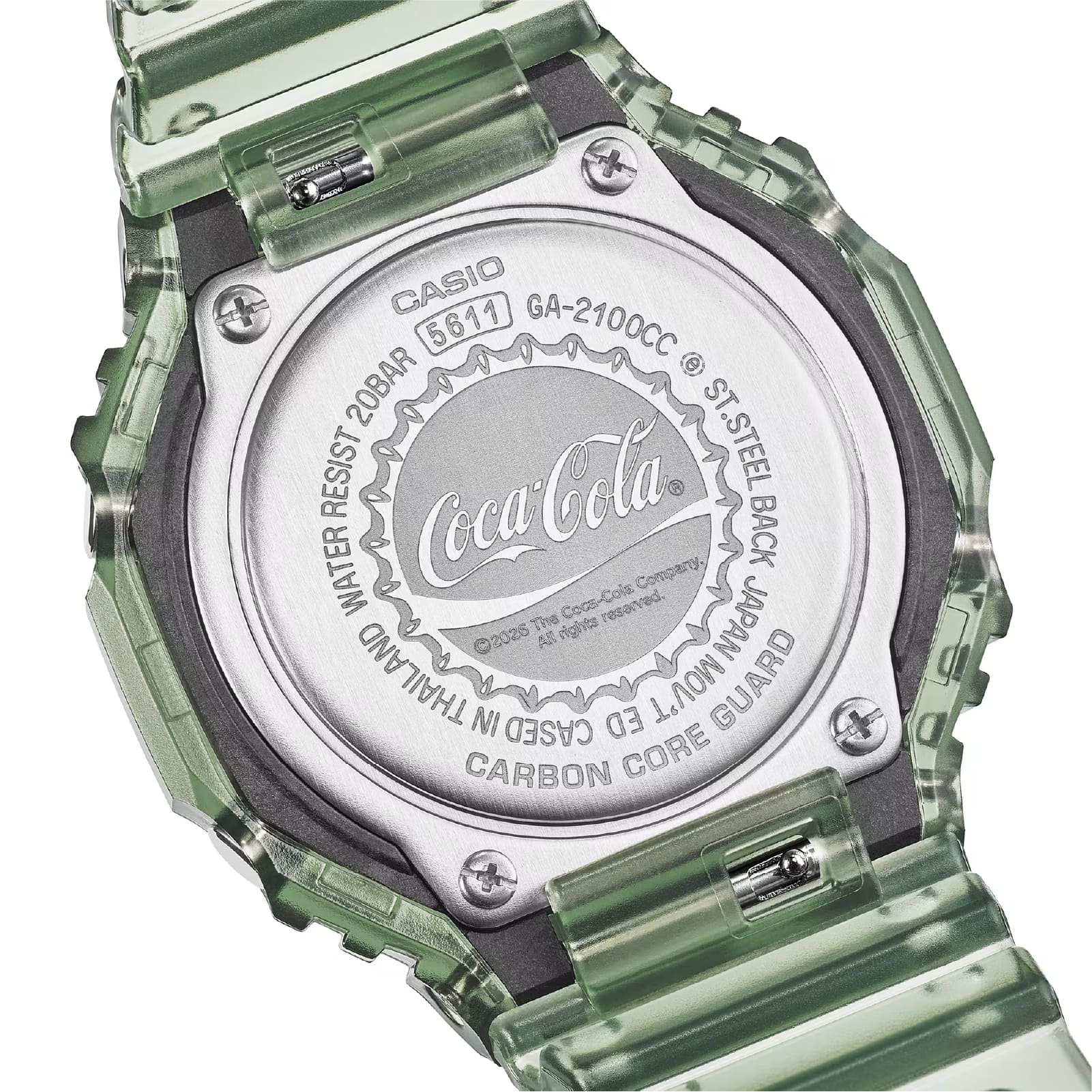 Orologio Casio G-Shock con cinturino in tessuto verde oliva MISURA UNICA
