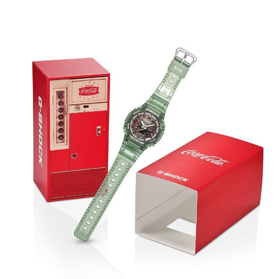 Orologio Casio G-Shock con cinturino in tessuto verde oliva MISURA UNICA