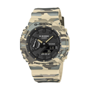 Orologio analogico e digitale G-Shock militare nero e rosso MISURA UNICA