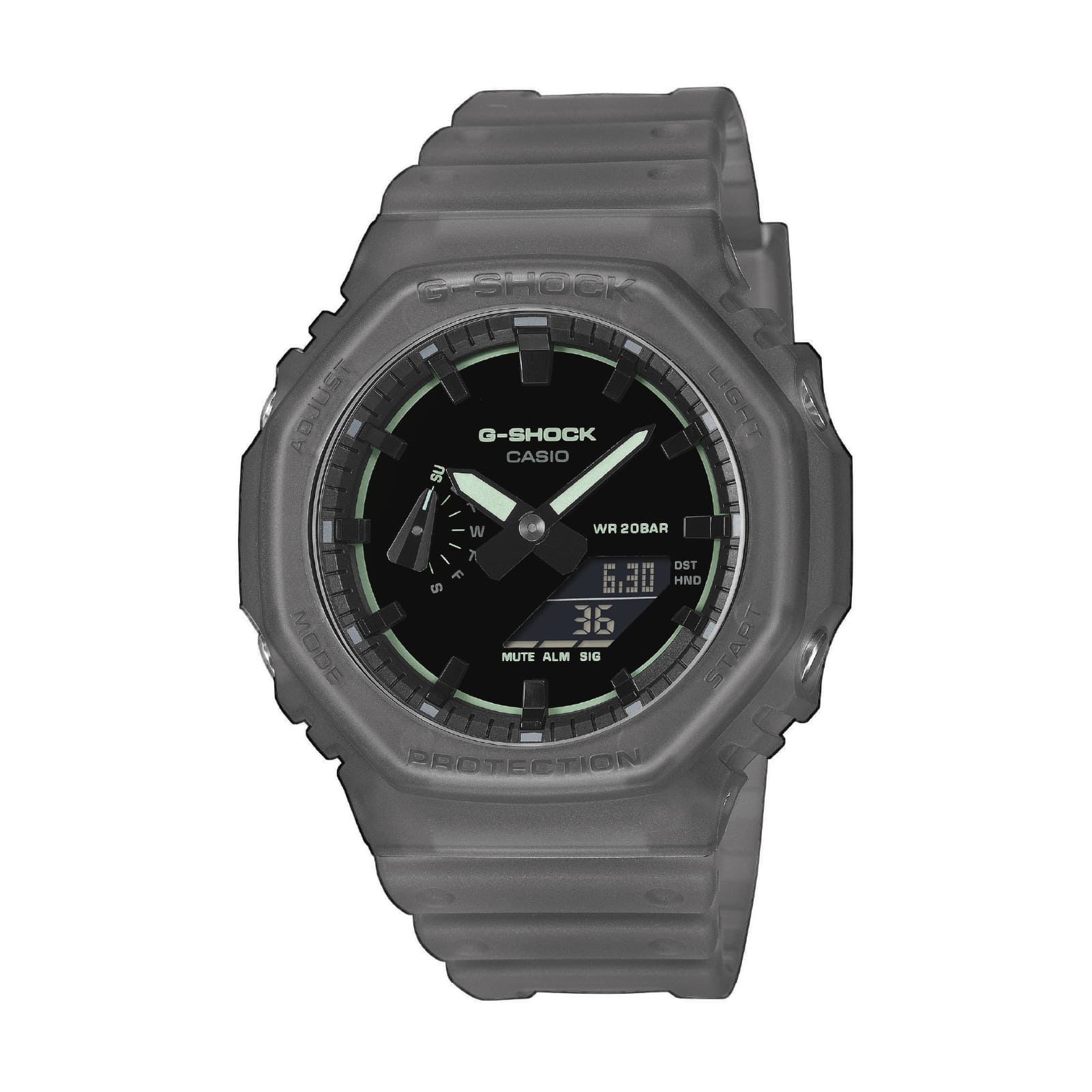 Orologio analogico G-Shock con cassa in carbonio colore grigio MISURA UNICA
