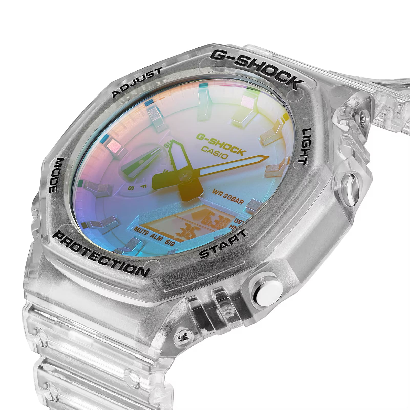 Orologio analogico-digitale G-SHOCK Iridescent Color chiaro MISURA UNICA