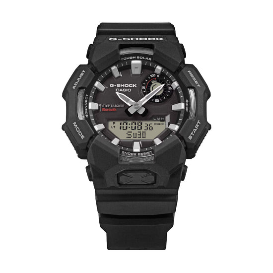 Orologio analogico-digitale Casio G-Shock nero in resina MISURA UNICA