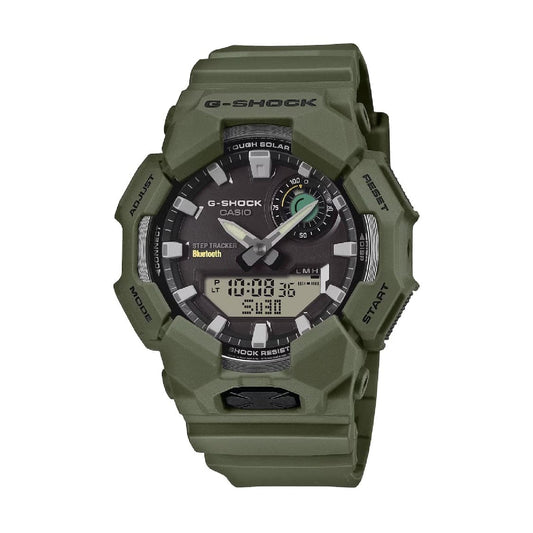 Orologio analogico-digitale Casio G-Shock verde in resina MISURA UNICA