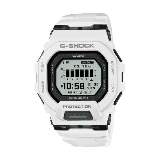 Orologio digitale G-SQUAD Casio G-Shock colore bianco MISURA UNICA