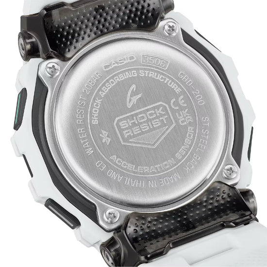 Orologio digitale G-SQUAD Casio G-Shock colore bianco MISURA UNICA