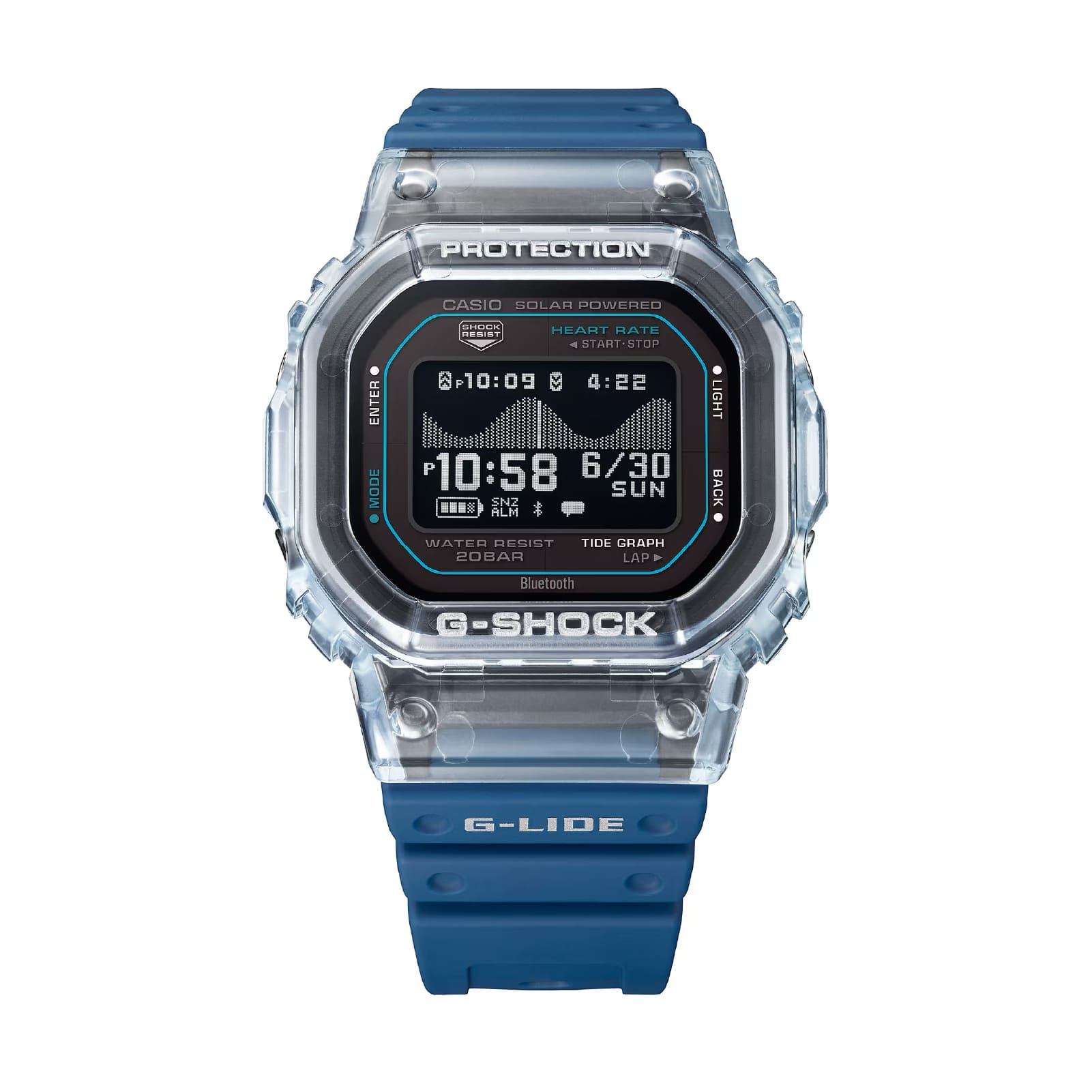 Orologio Casio G-Shock bluetooth smart blu unisex MISURA UNICA