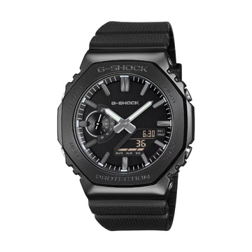 Orologio analogico Casio G-Shock in acciaio e resina nero MISURA UNICA