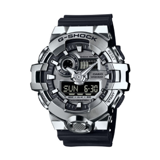 Orologio multifunzione Casio G-Shock argento e nero da uomo CA.GM7001AER