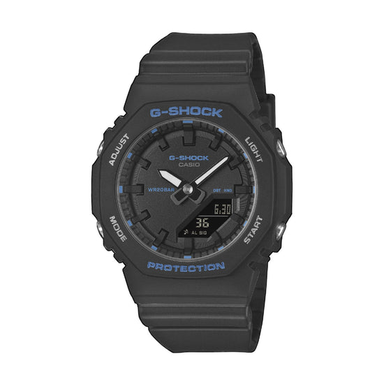 Orologio analogico e digitale G-Shock grigio e dettagli blu MISURA UNICA