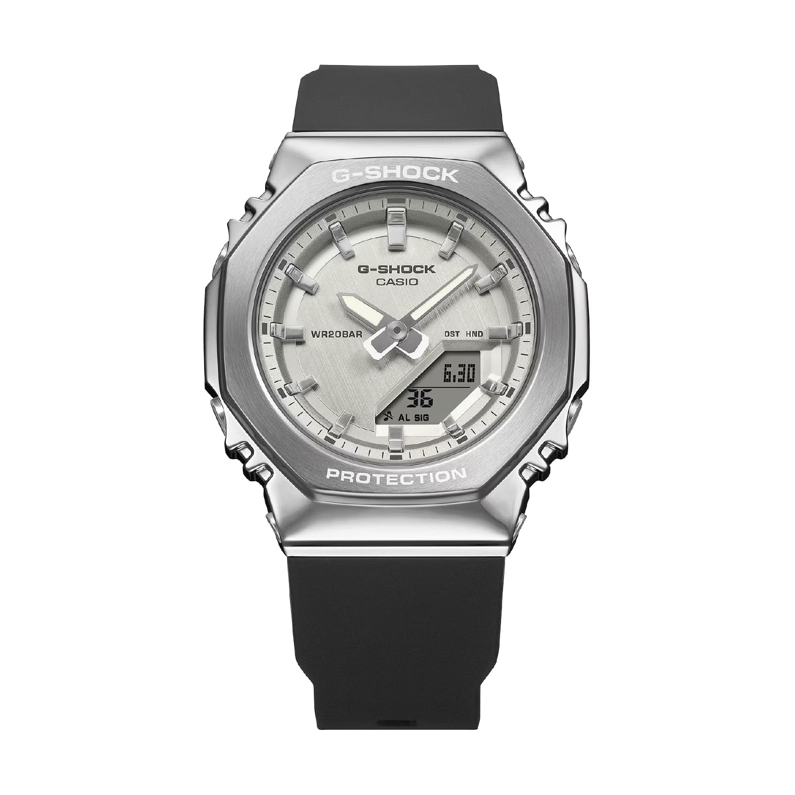 Orologio analogico-digitale Casio G-Shock bianco da donna MISURA UNICA