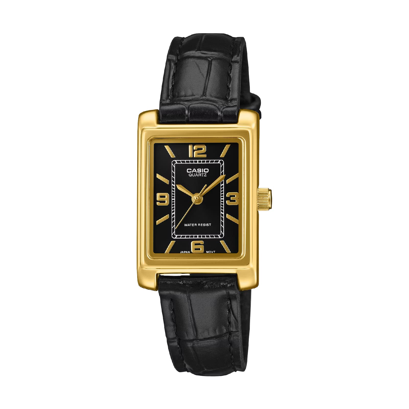 Orologio Casio Timeless con cinturino in pelle unisex MISURA UNICA