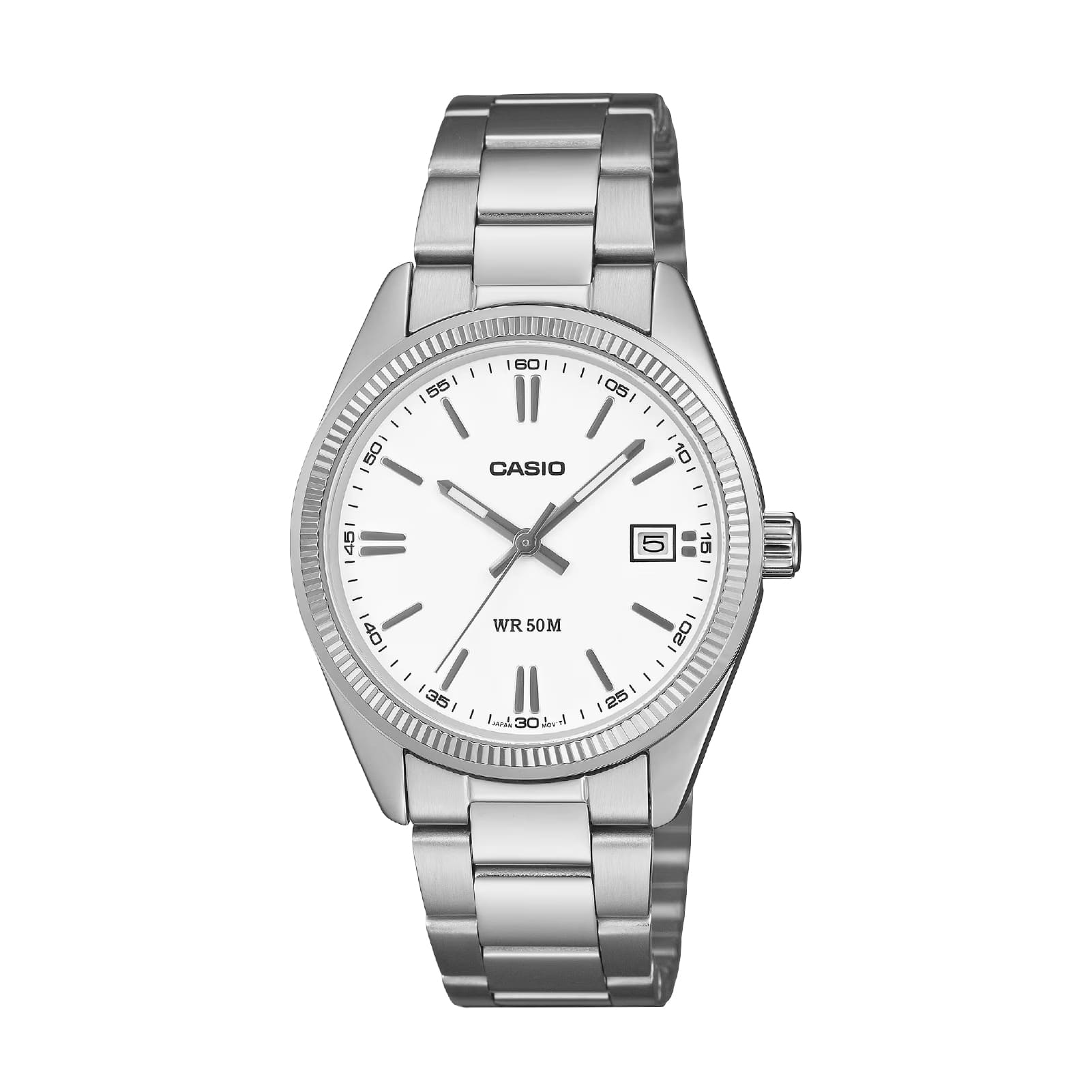 Orologio analogico Casio Timeless quadrante bianco unisex MISURA UNICA