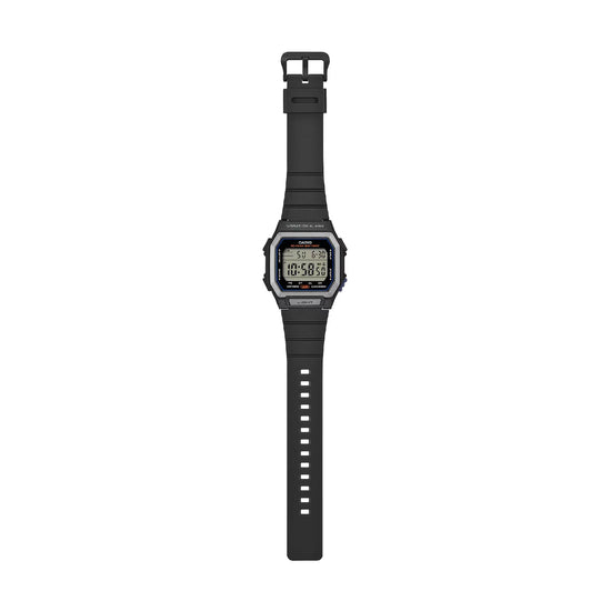 Orologio Casio Timeless con cinturino in resina nera unisex MISURA UNICA