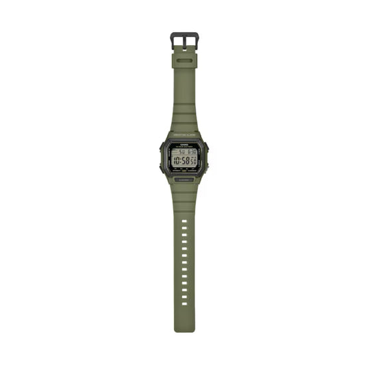 Orologio Casio Timeless con cinturino in resina verde unisex MISURA UNICA