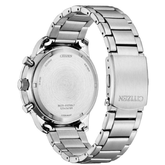 Orologio cronografo uomo Citizen Outdoor in acciaio con quadrante blu 44mm CA4500-91L-2