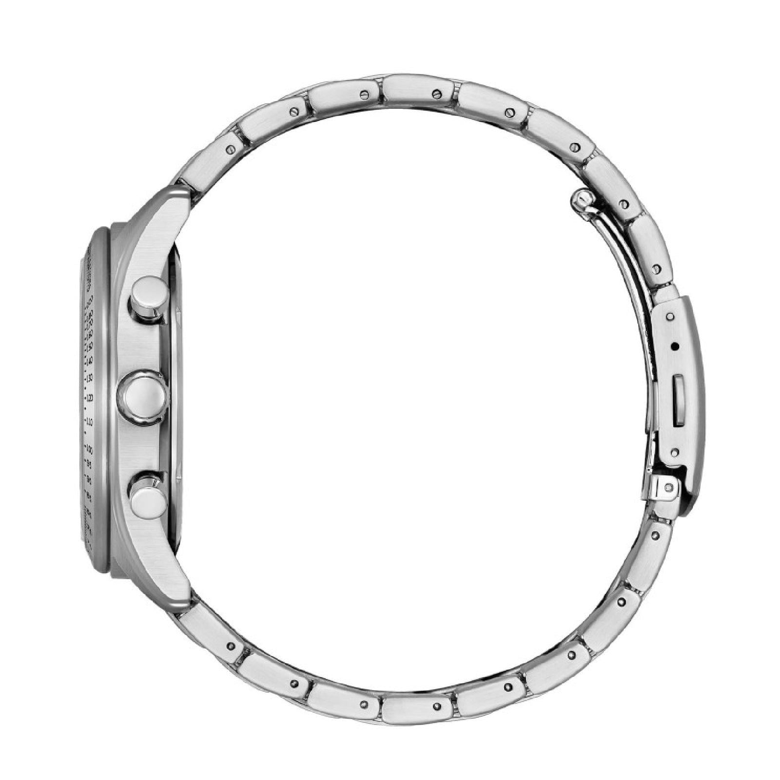 Orologio cronografo uomo Citizen Outdoor in acciaio con quadrante nero 43mm CA4600-89E-3
