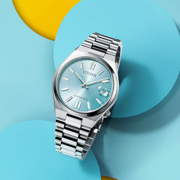 orologio citizen quadrante azzurro