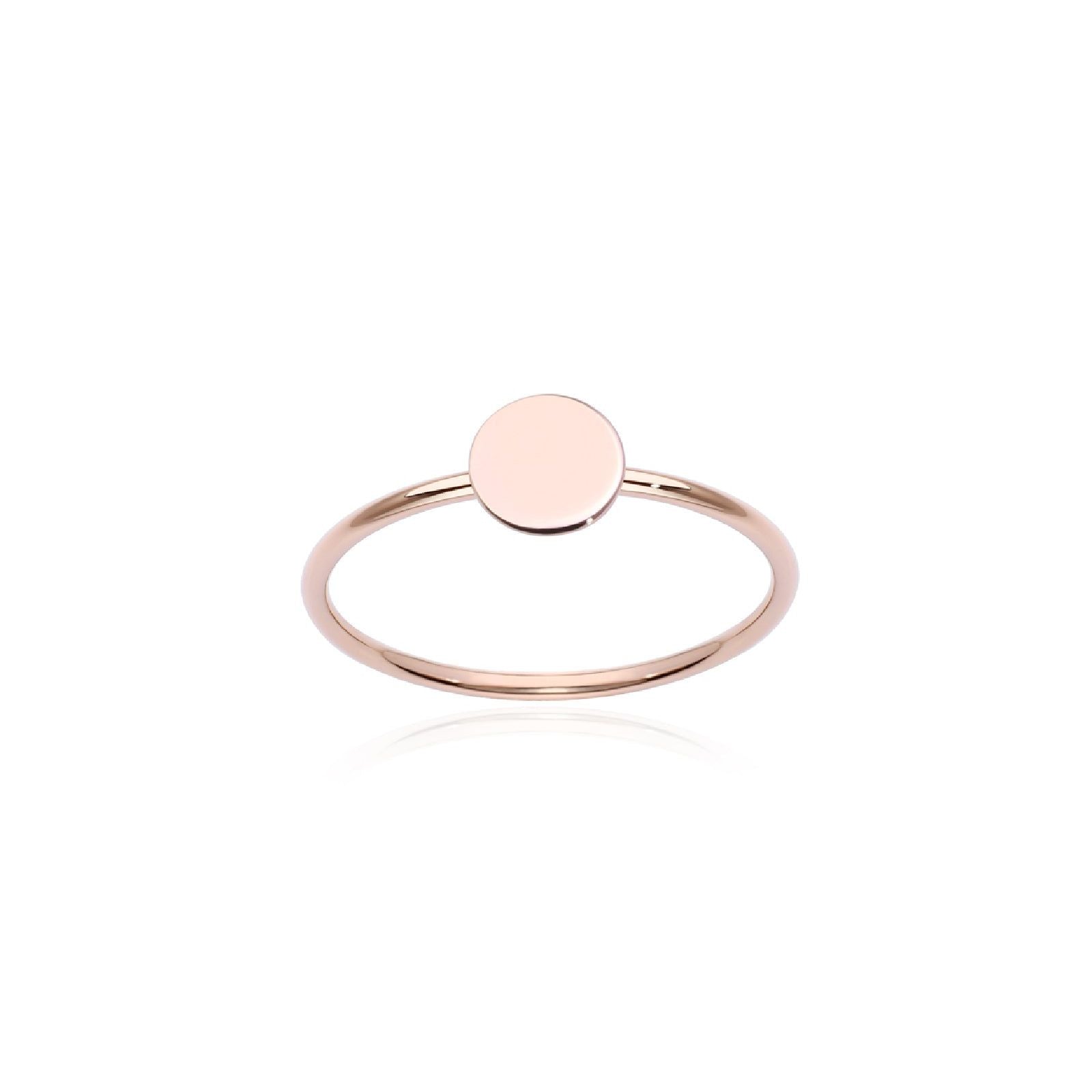 Anello donna Burato Paillettes oro rosa 18kt cerchio medio CL481-1