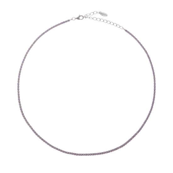 Collana donna Amen Tennis argento zirconi bianchi CLT2BB-1