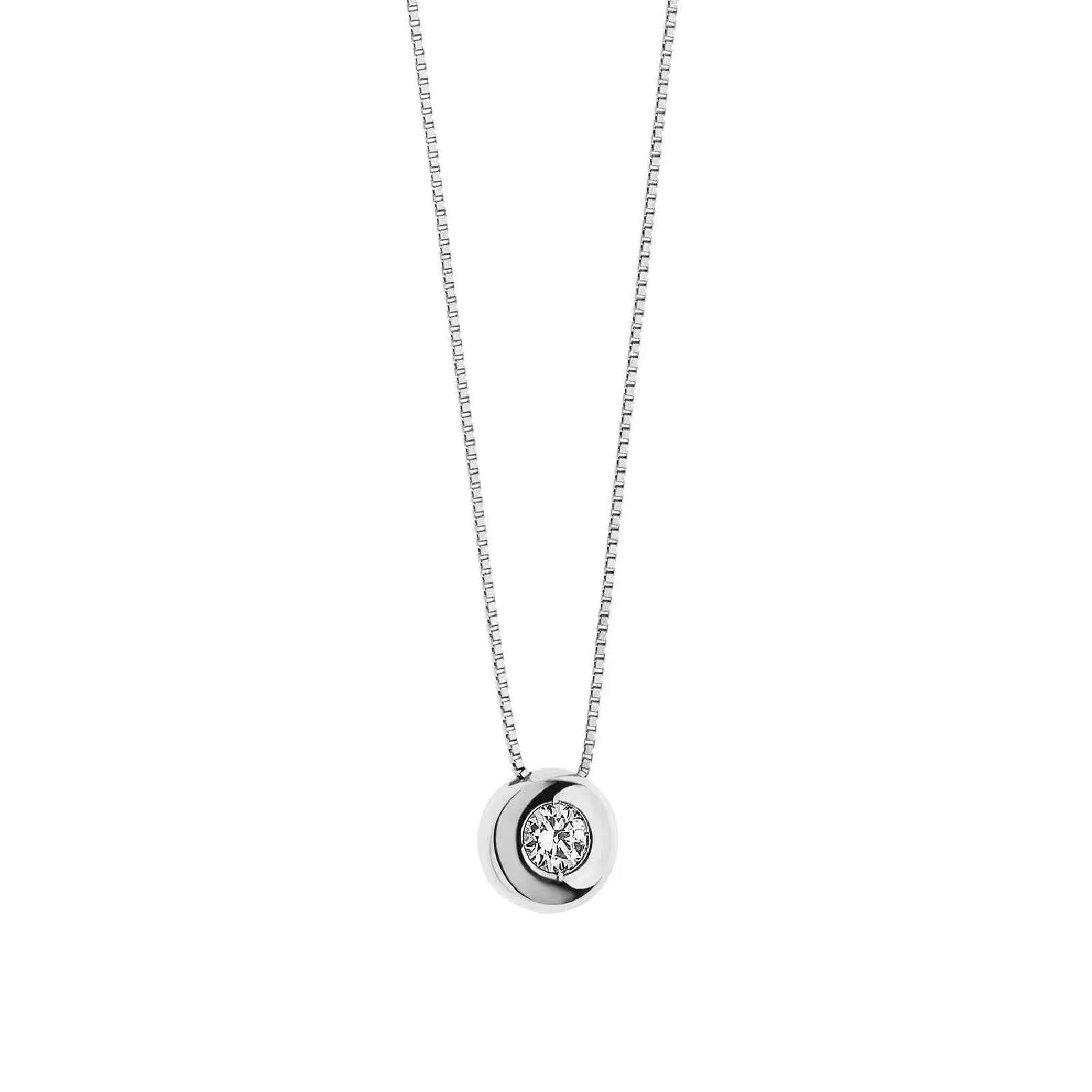 Girocollo Comete in oro 18kt con diamanti bianchi da donna CO.GLB1028