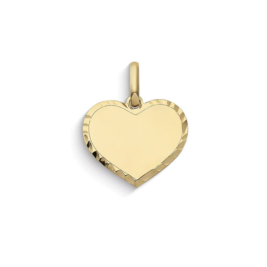 Ciondolo Comete Stella bag in oro giallo con simbolo cuore MISURA UNICA