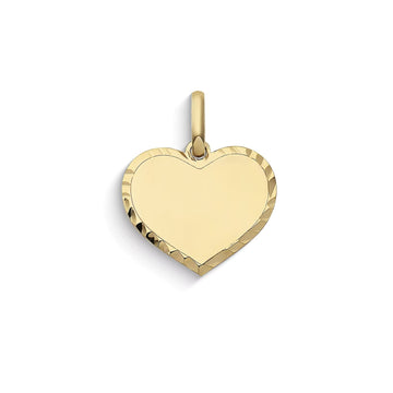 Ciondolo Comete Stella bag in oro giallo con simbolo cuore MISURA UNICA