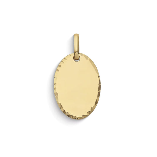 Ciondolo Comete Stella bag in oro giallo forma ovale MISURA UNICA
