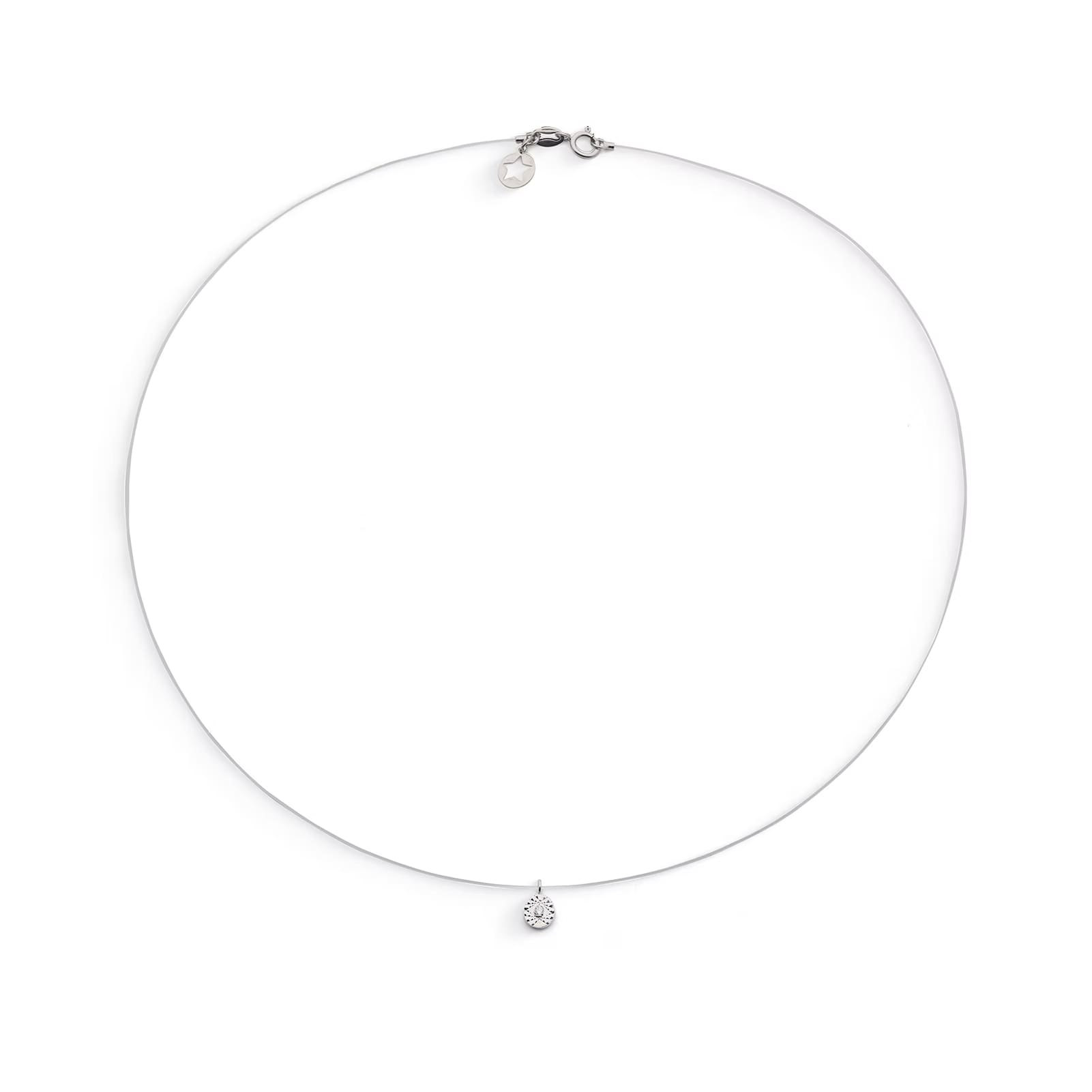 Collana girocollo Comete in oro bianco e diamante bianco 1ct MISURA UNICA
