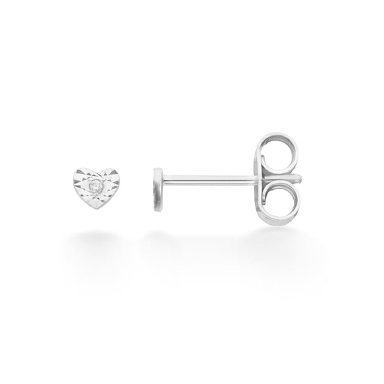 Orecchini a lobo Comete in oro bianco e diamantino bianco 1,5ct MISURA UNICA