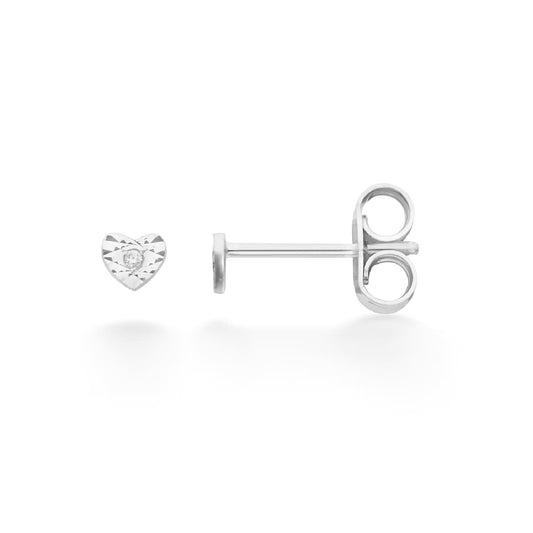 Orecchini a lobo Comete in oro bianco e diamantino bianco 1,5ct MISURA UNICA