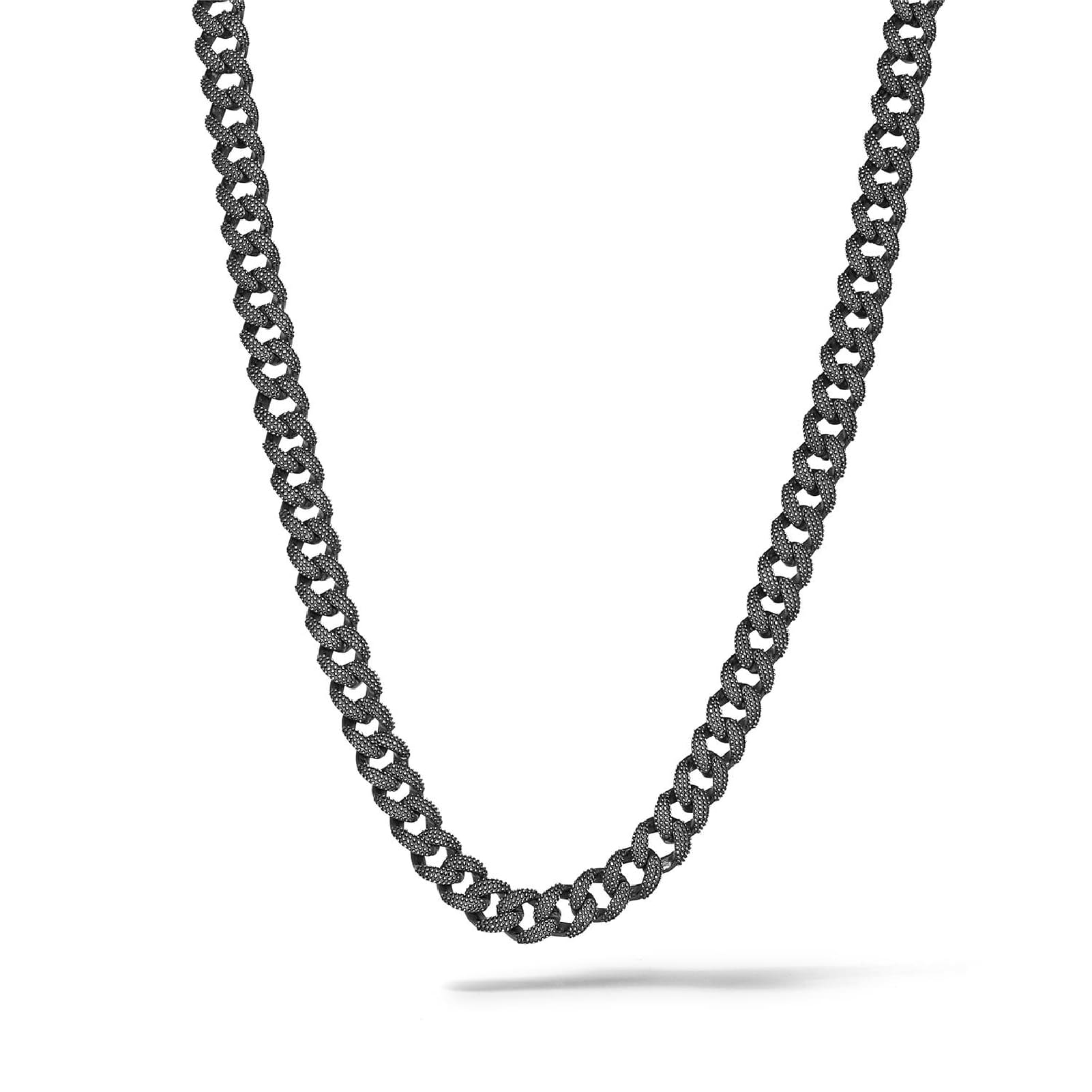 Collana Comete We Are unisex in argento brunito e acciaio MISURA UNICA