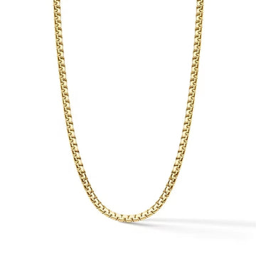 Collana girocollo Comete in acciaio dorato da uomo MISURA UNICA