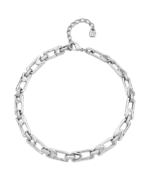 Collana girocollo donna Uno de 50 Brave Splendid in lega metallica con maglie dal design geometrico COL1871MTL0000U