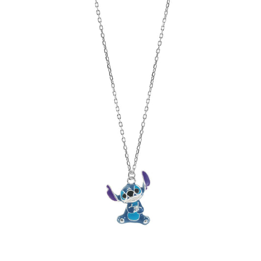 Collana girocollo Disney Stitch bambino/a argento con Stitch centrale CS00028SRHL-P-CS-1