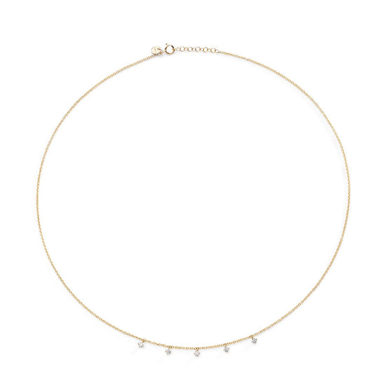 Collana Burato Solitaire donna oro con diamante 0,15ct CT396-1