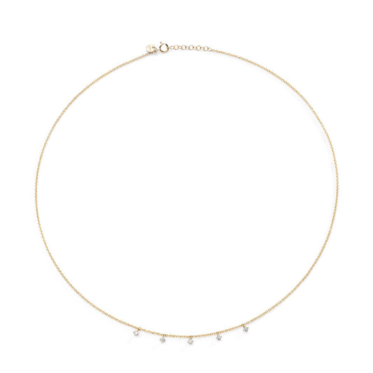 Collana Burato Solitaire donna oro con diamante 0,15ct CT396-1