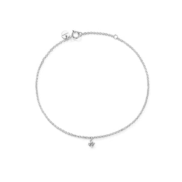 Bracciale Burato Solitaire donna oro bianco diamante 0,05ct CT397-1