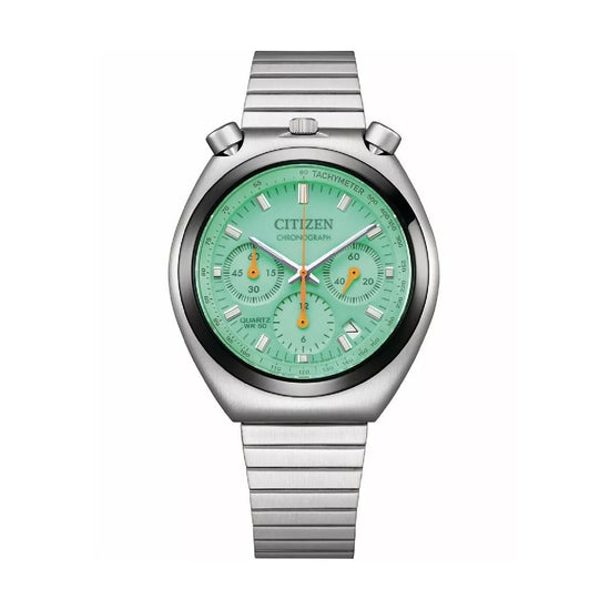 Orologio cronografo Citizen Luminous Brothers quadrante verde MISURA UNICA