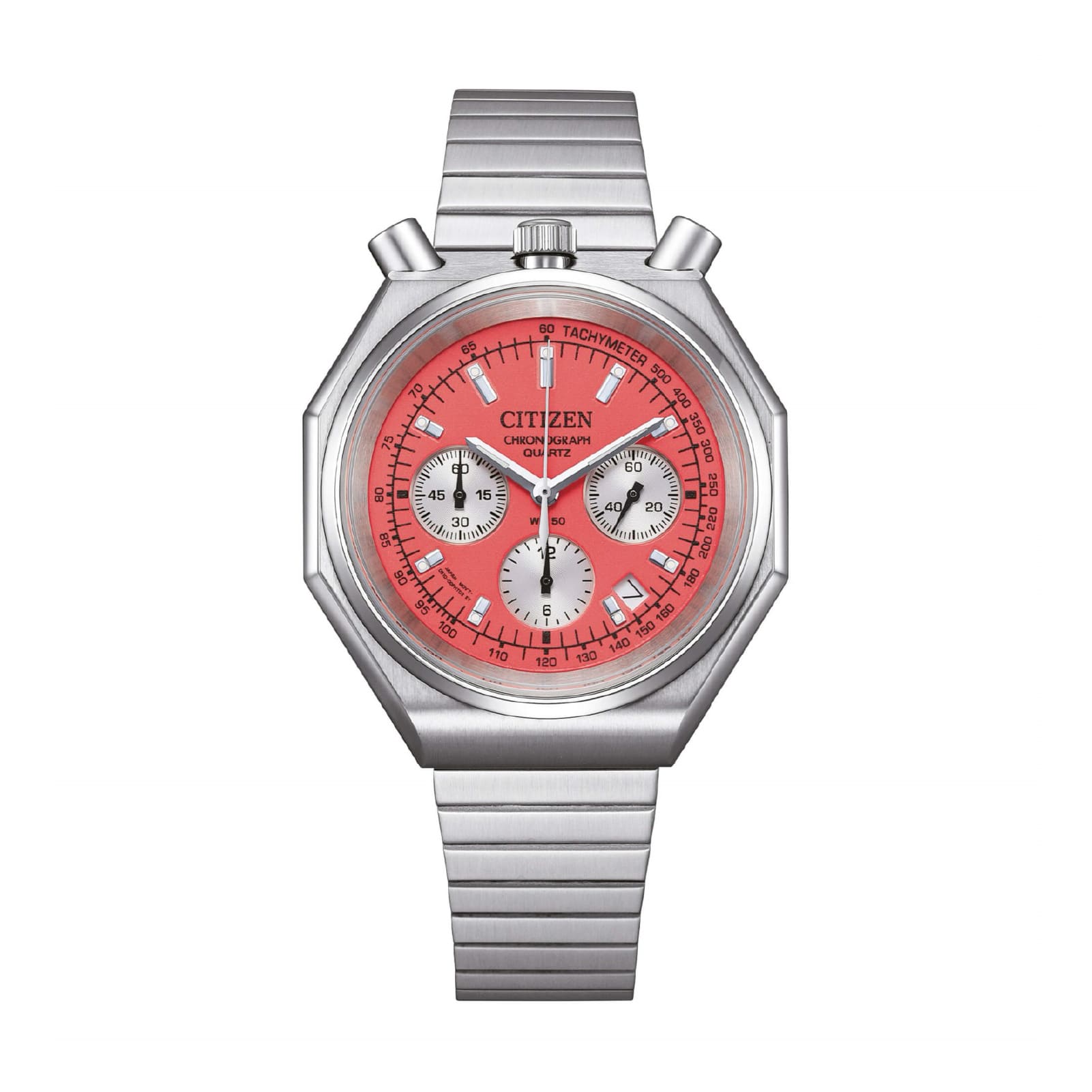 Orologio cronografo Citizen Luminous Brothers quadrante rosso MISURA UNICA