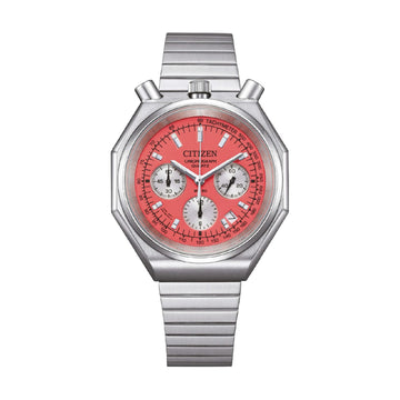 Orologio cronografo Citizen Luminous Brothers quadrante rosso MISURA UNICA