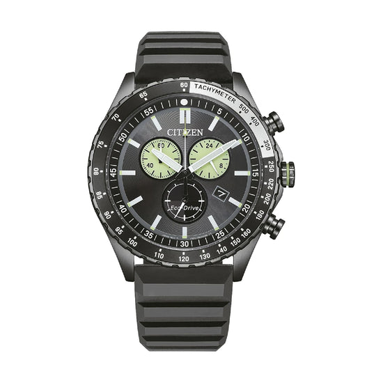 Orologio Citizen Eco drive quadrante con dettagli verdi grigi MISURA UNICA