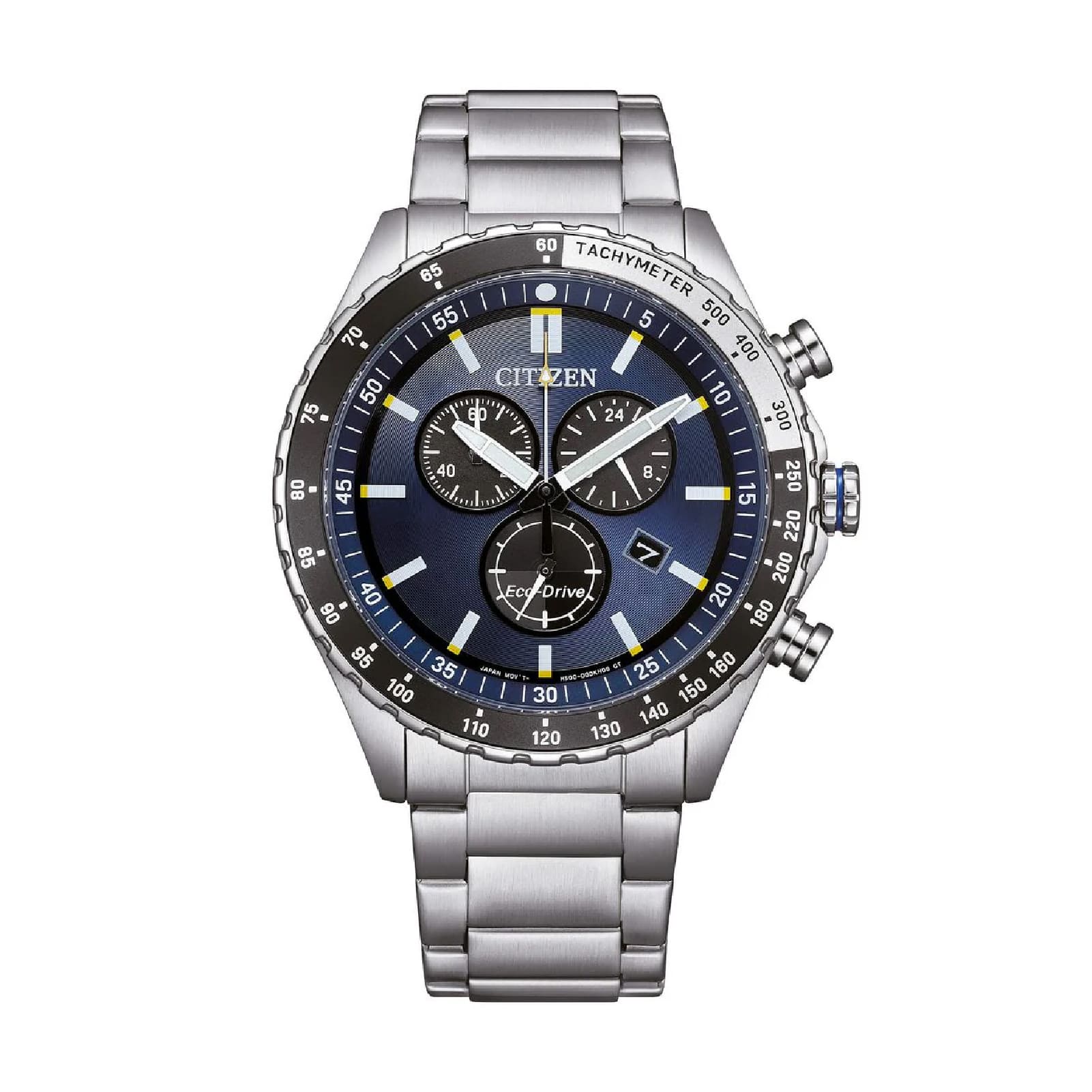 Orologio cronografo Citizen in acciaio con quadrante blu nero MISURA UNICA