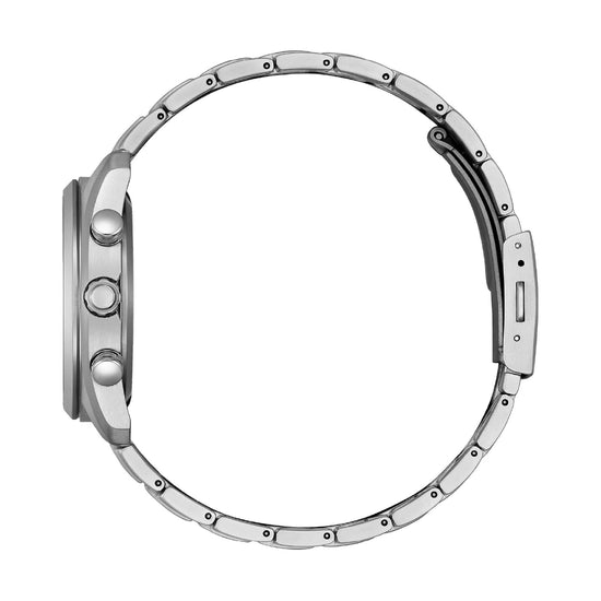 Orologio cronografo Citizen Super Titanio 2590 quadrante nero MISURA UNICA