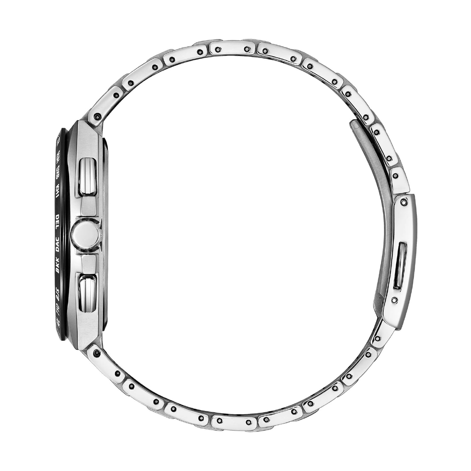 Orologio cronografo Citizen in titanio color argento e blu MISURA UNICA