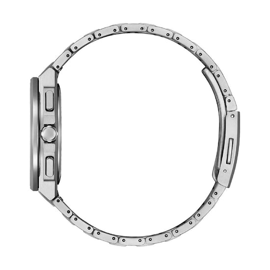 Orologio cronografo Citizen AT8 in supertitanio e nero MISURA UNICA